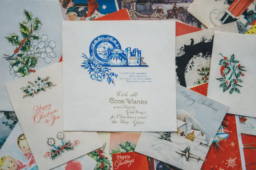 Vintage christmas cards