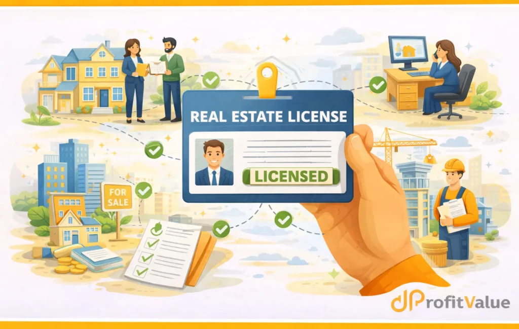 Opportunities with a real estate license