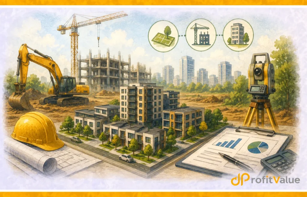 Property development in progress